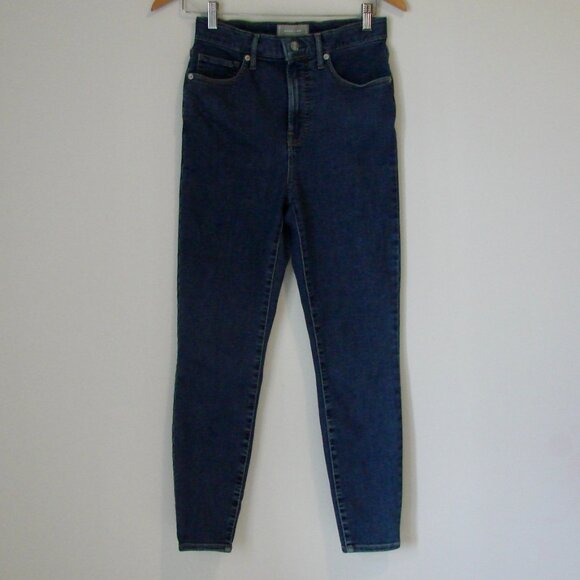 Everlane The Way High Skinny Jean Organic Cotton Medium Wash Size 28 - Picture 5 of 16